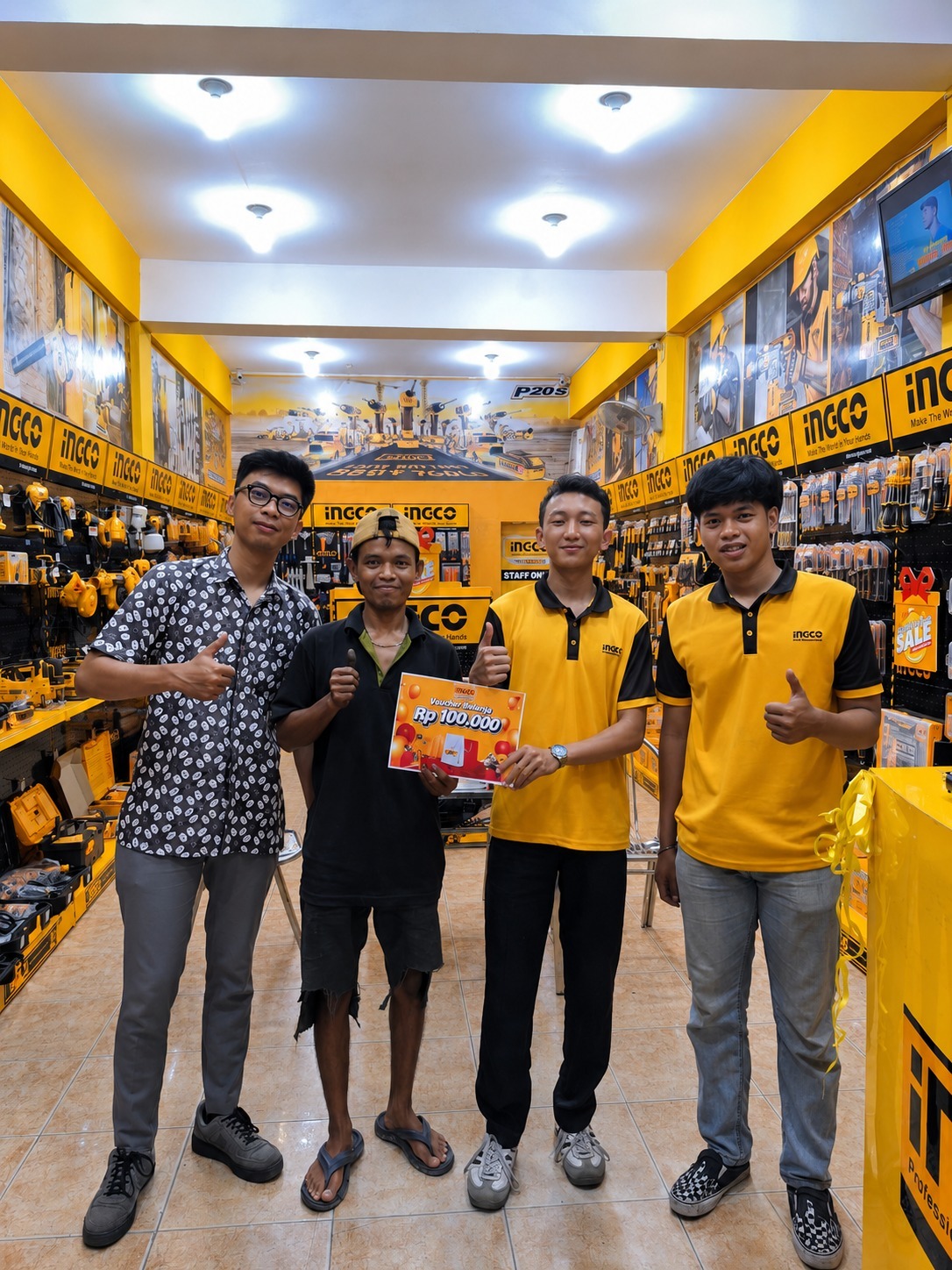 Aktivitas brand INGCO bersama pelanggan