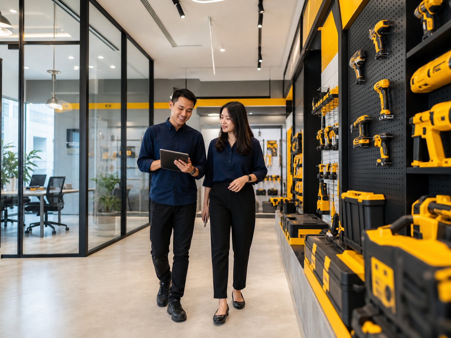 Suasana kerja modern di CIPTA GROUP INDONESIA